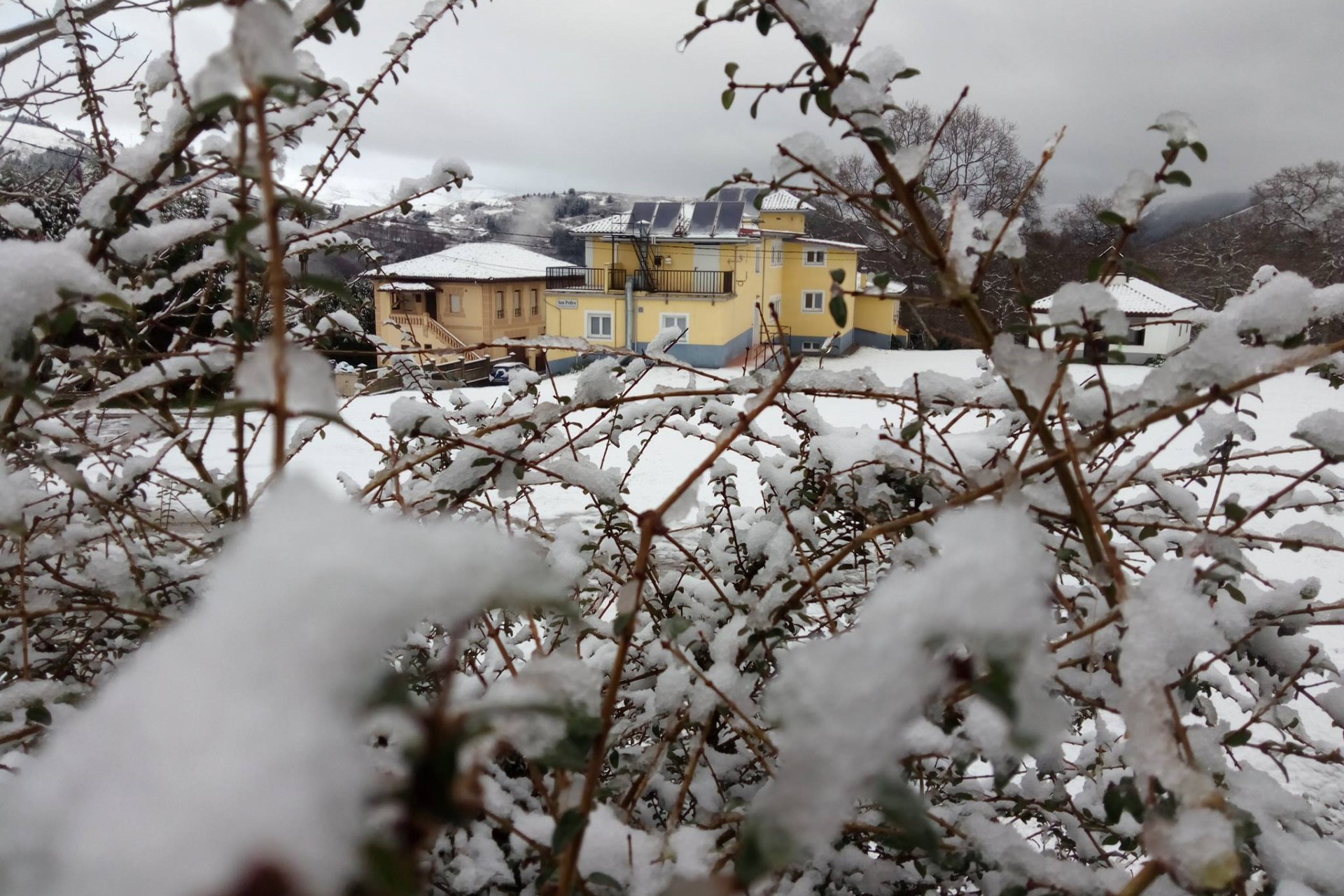Dónde Estamos Residencia San Pedro al fondo de la nieve